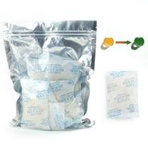 LotFancy 12 Packs 28 Gram Silica Gel Packets, Indicating Desiccant Packets