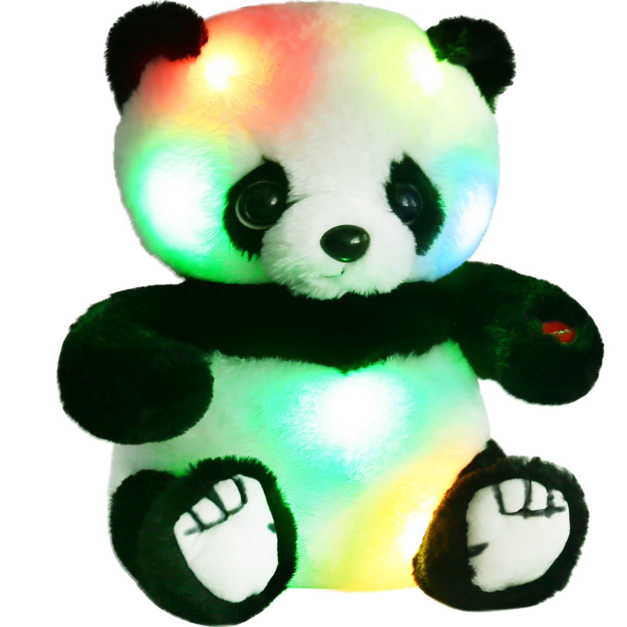 LotFancy 12 in Light Up Panda Stuffed Animal, Panda Bear Plush Toy