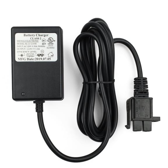 LotFancy 12V Battery Charger for Kids Ride On Toys, Yamaha Raptor 700R, Toyota FJ Cruiser, MegaTredz