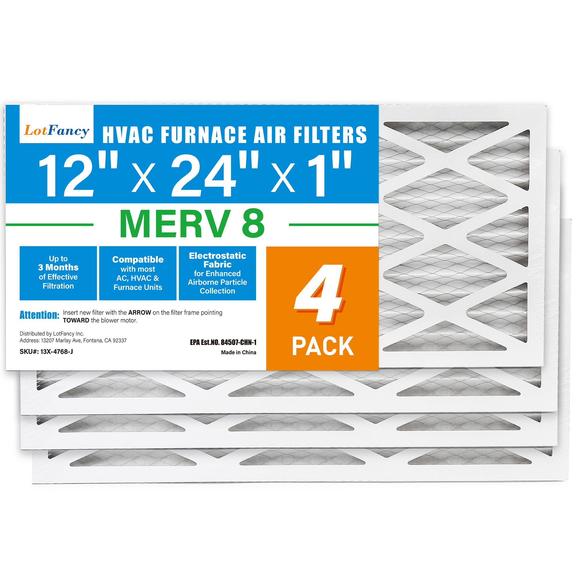 HQRP 2-Pack Fresh Air Filter For Kenmore Elite 04609918000 / 469918 CleanFlow