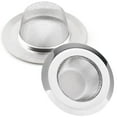 thumbnail image 1 of LotFancy 2 Kitchen Sink Strainer, 4.5 in Stainless Steel Mesh Drain Strainer, Silver, 1 of 8