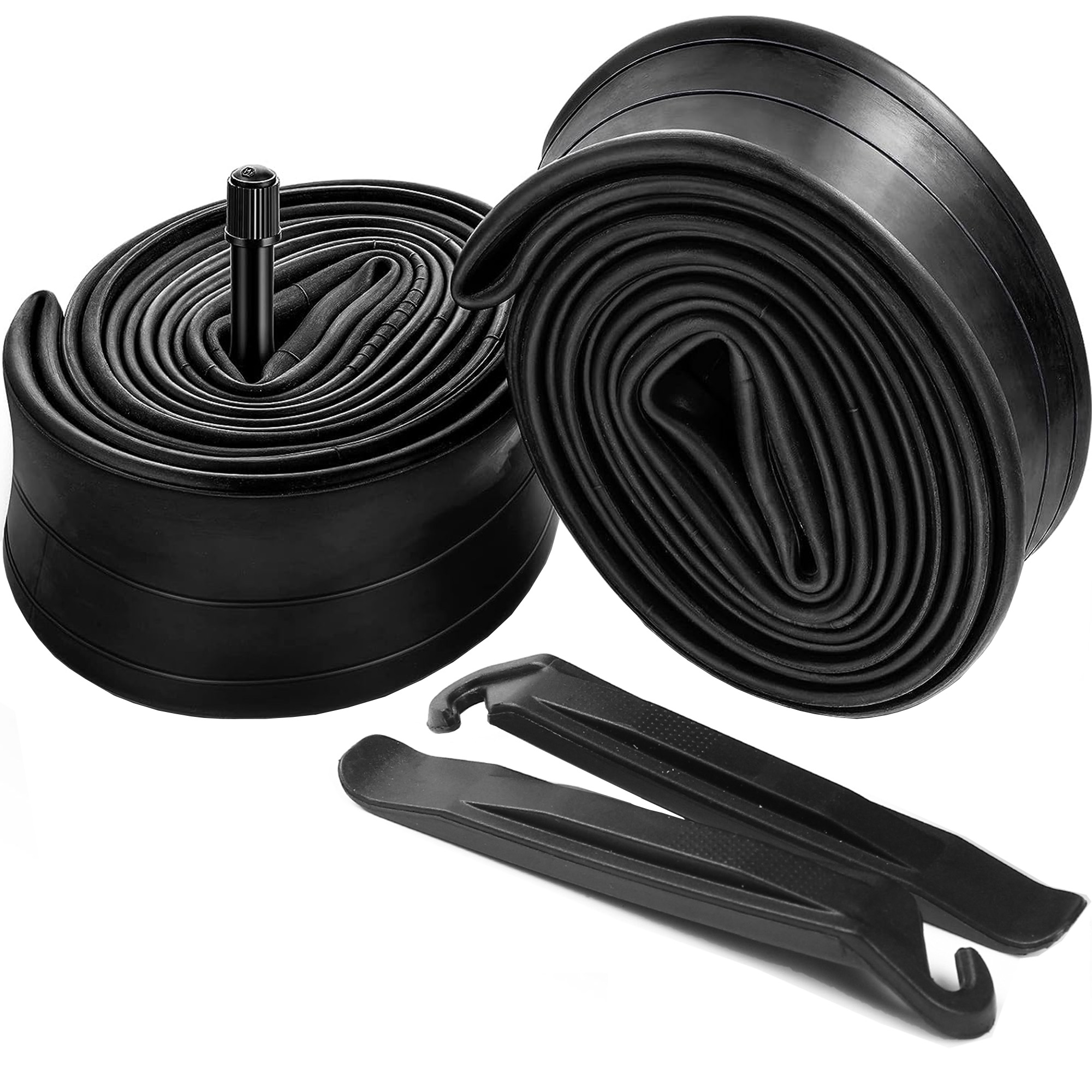 Kit 2 Câmaras De Ar LotFancy 700x20-25C - Válvula Presta 60mm Para Bicicleta De Estrada