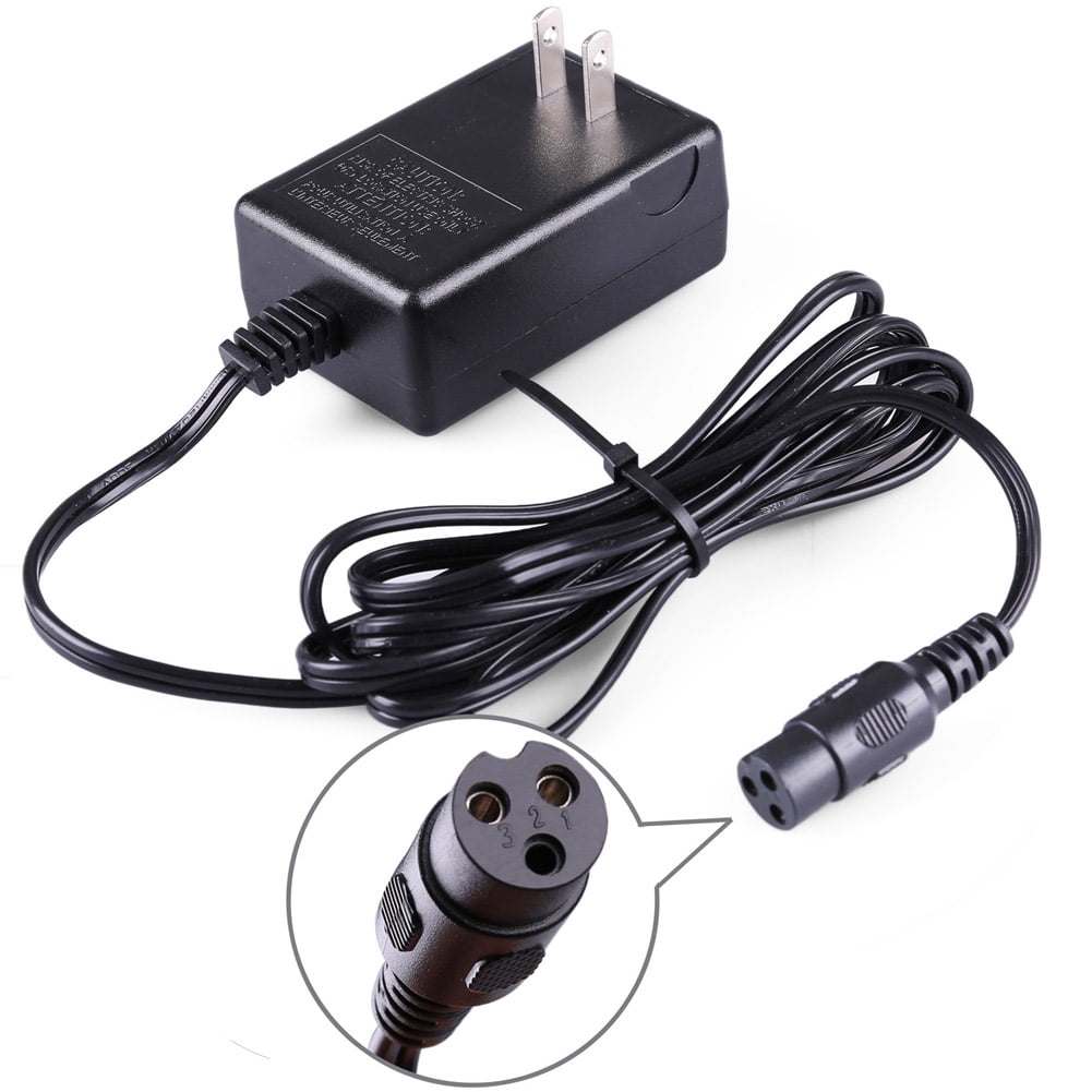 LotFancy 24V 0.6A Scooter Battery Charger for Razor E100, E125, E150,E200, E225, E300