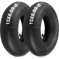 thumbnail image 1 of LotFancy 2Pcs 15x6.00-6 Inner Tube for Lawn Mower, Snow Blower, Riding Mowers, ATVs, 1 of 7
