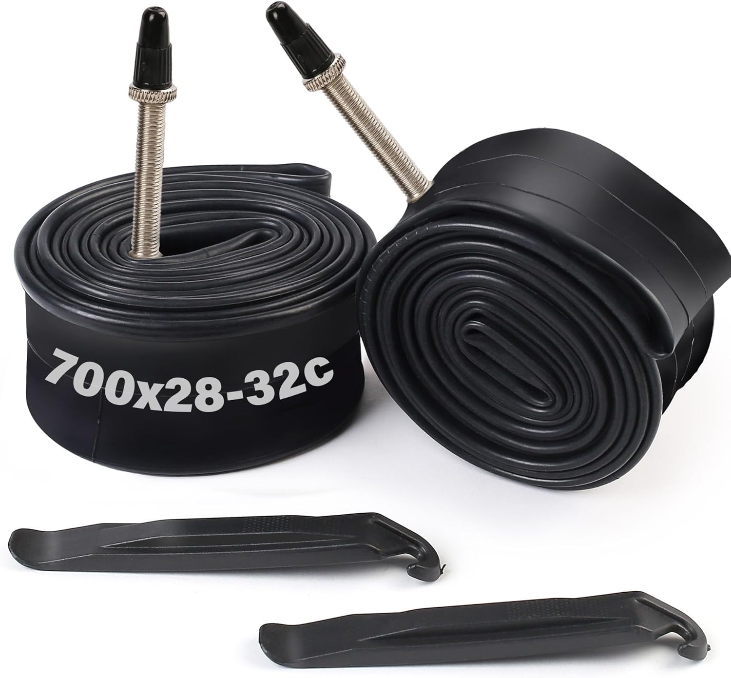 Fenix PRO+ Pair Of 700x25c/28c Bicycle Inner Tubes - 80mm Presta Valve