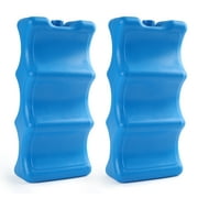 LotFancy 2Pcs Ice Packs for Coolers, Insulated Contoured Freezer Pack for Lunch boxes,Reusable