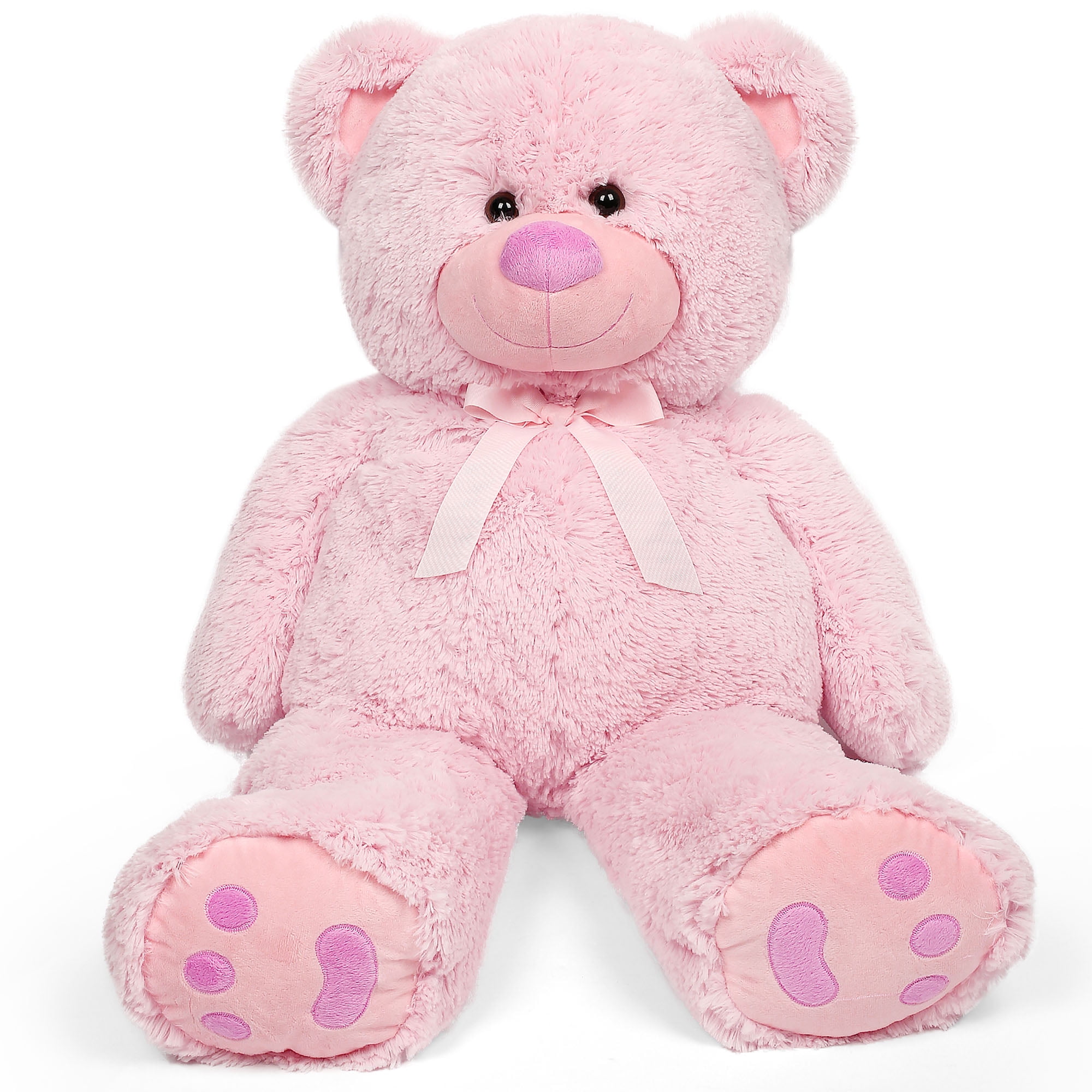 LotFancy Giant Teddy Bear Stuffed Animal, Gift for Girls Girlfriend Wife, Pink, 39"
