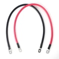 thumbnail image 1 of LotFancy 4-AWG Battery Cables 5/16 in Lugs, 24in Power Inverter Cables, 1 of 8