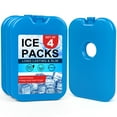thumbnail image 1 of LotFancy 4 Ice Packs for Cooler and Lunch Box, Reusable Freezer Packs, 7x4.75x0.75 in, 1 of 7
