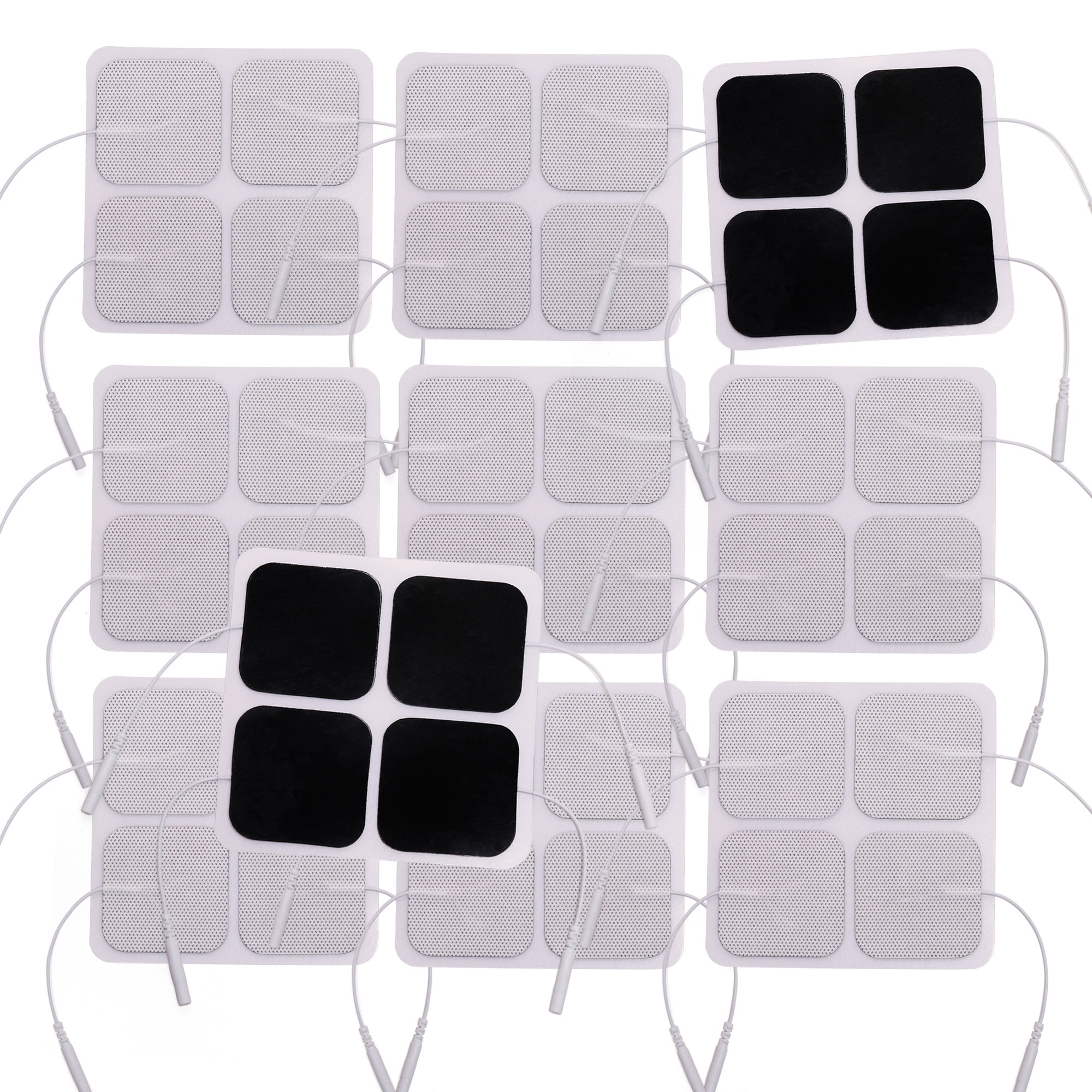 TENS Unit Replacement Pads, 8 PCS Premium Thickened Reusable Self-Adhesive  Electrode Pads for EMS Muscle Stimulator Massager