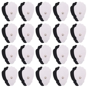LotFancy TENS Unit Replacement Pads, 40Pcs 3.5mm Reusable Snap Electrodes Pads for TENS/EMS Massager