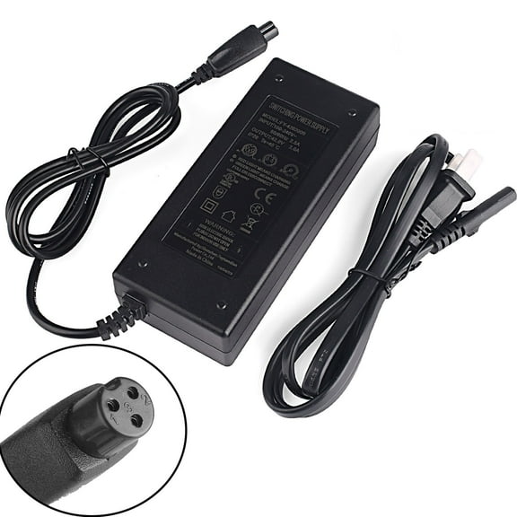 LotFancy 42V 2A Lithium Battery Charger for Swagtron T1 T3 T6, Self Balancing Scooter,Hoverboard