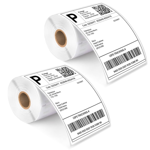 LotFancy 4x6 Shipping Labels, Compatible with Dymo 4XL Labels 1744907, Labelwriter 4XL