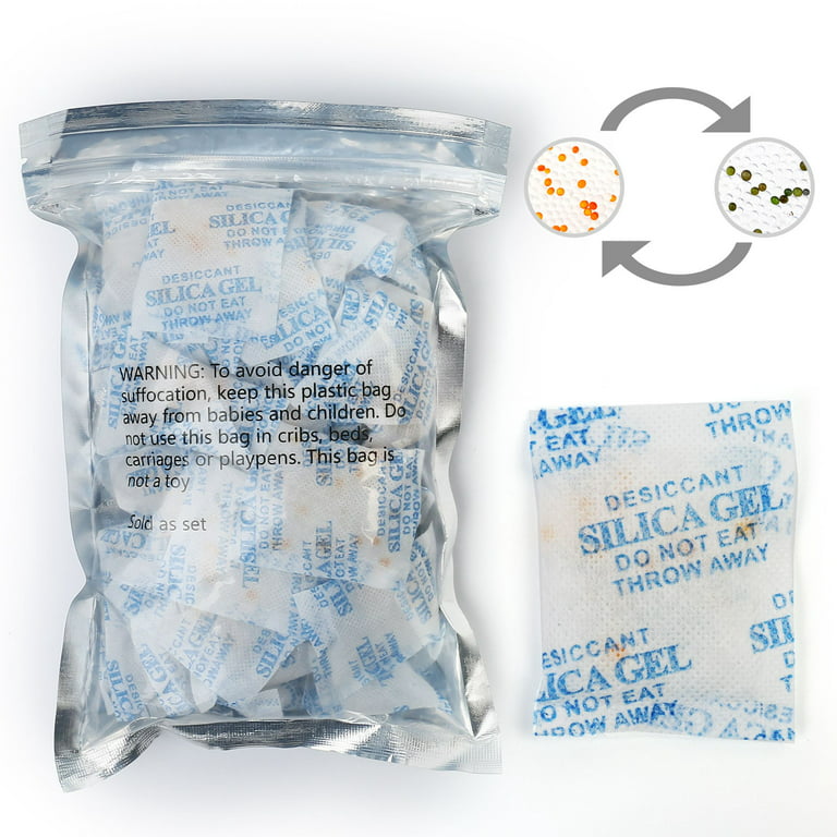 DeseCamen - Gel de silice - (5 gramme 100 sacs) 500 g - Paquets
