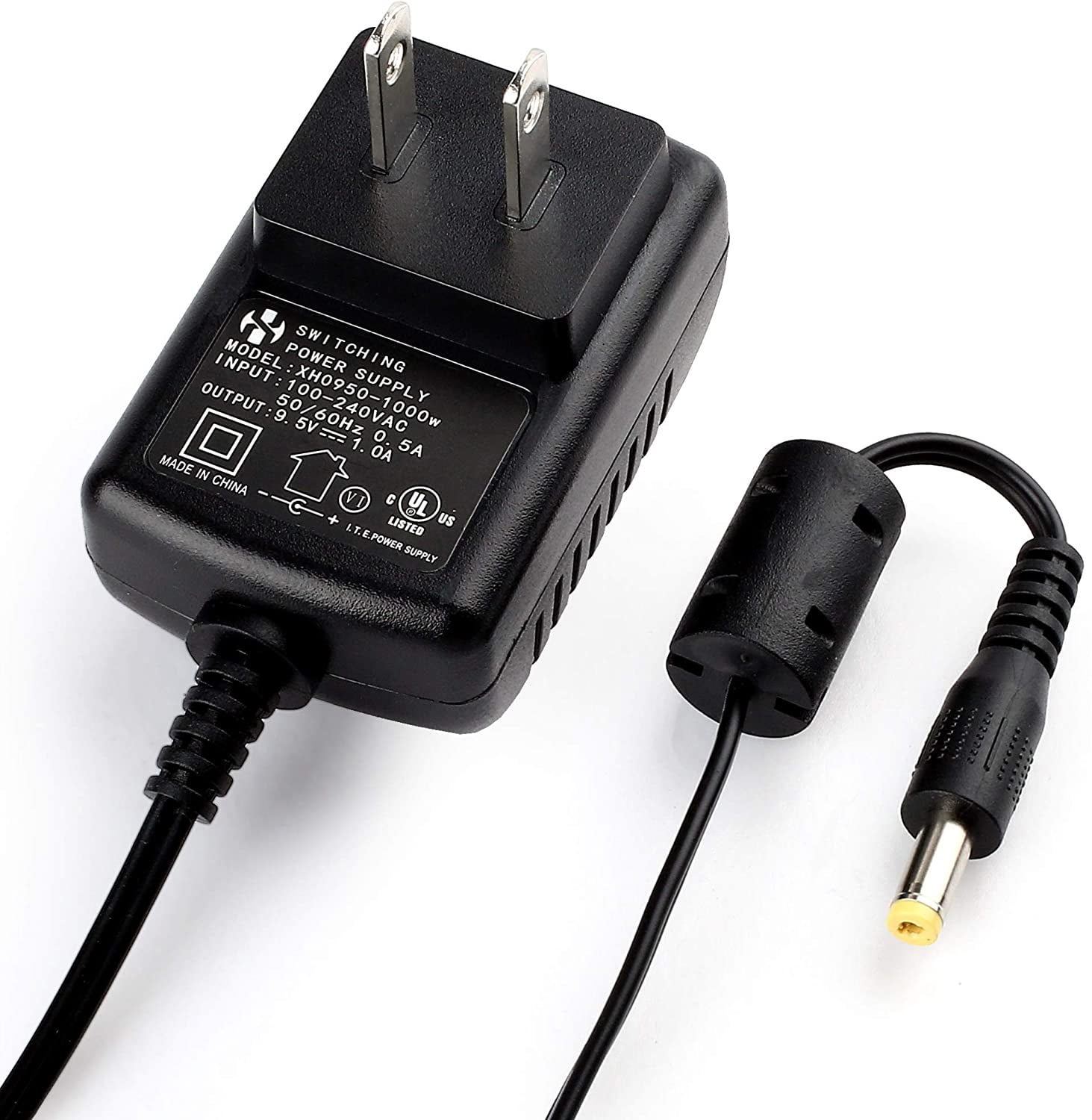 LotFancy 9.5V AC DC Adapter for Casio Piano Keyboard SA76 SA77