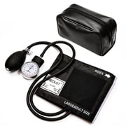 LotFancy Aneroid Sphygmomanometer, Manual Blood Pressure Monitor with Large Adult Cuff 13 to 20