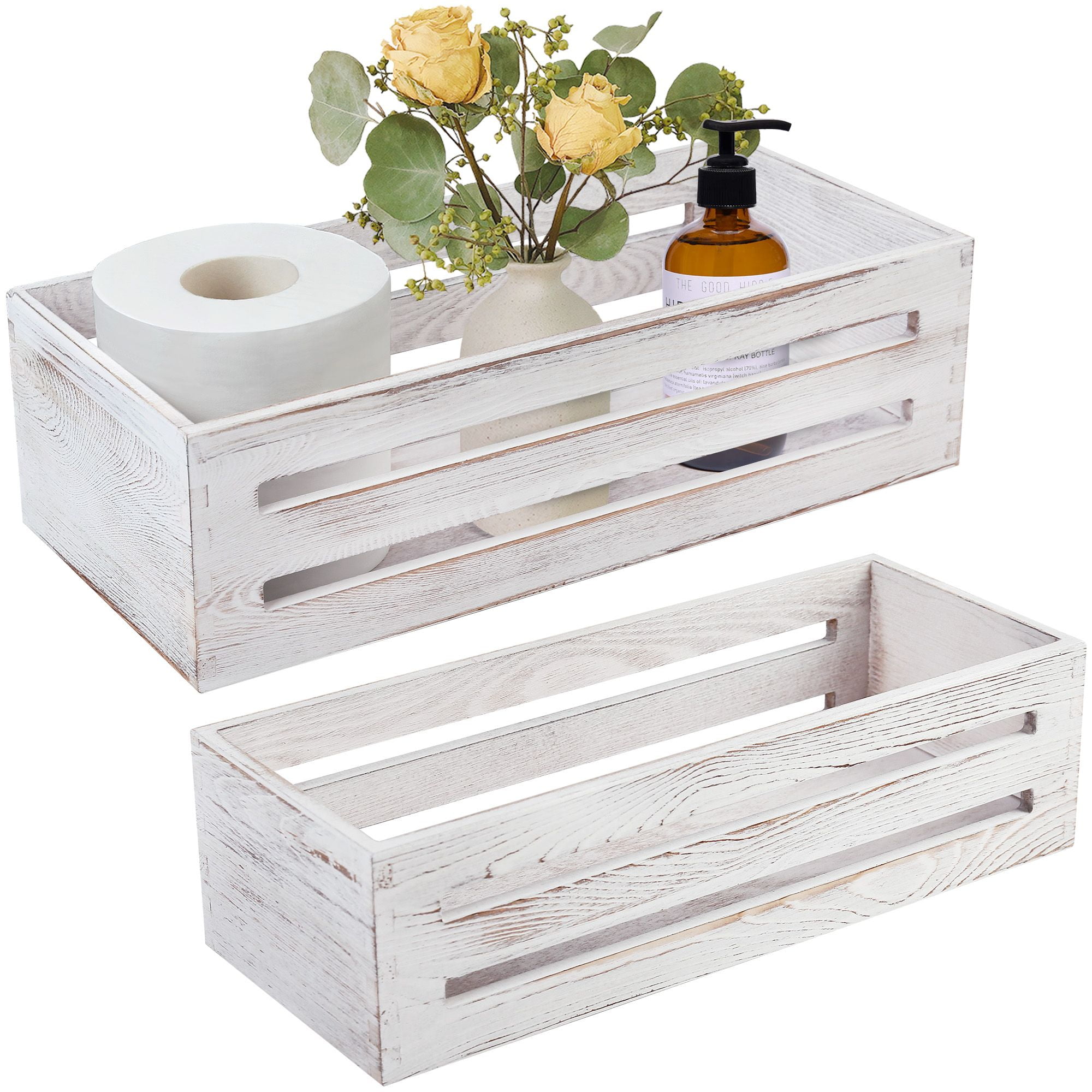 Boho Cotton Rope Toilet Paper Basket With Tassel – Bathroom Tank Top Organizer, Shelf Decor (13.5 X 5.7 X 4 In)