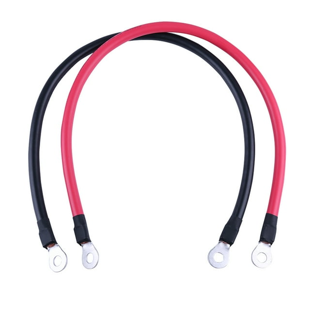 LotFancy Battery Cables Power Inverter Cables, 2 Gauge, 3/8Inch Lugs