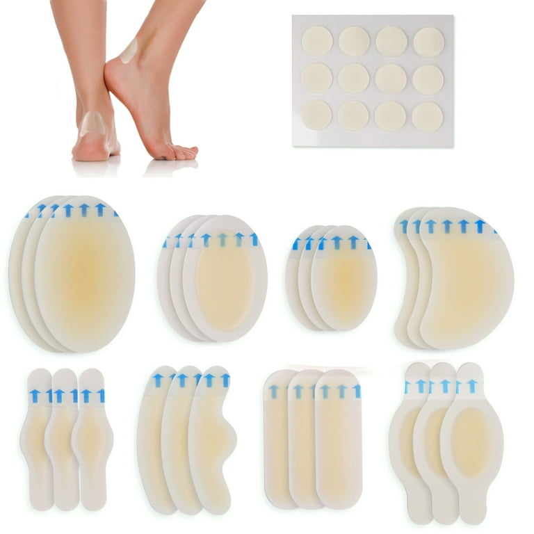 Ankle blister pads top