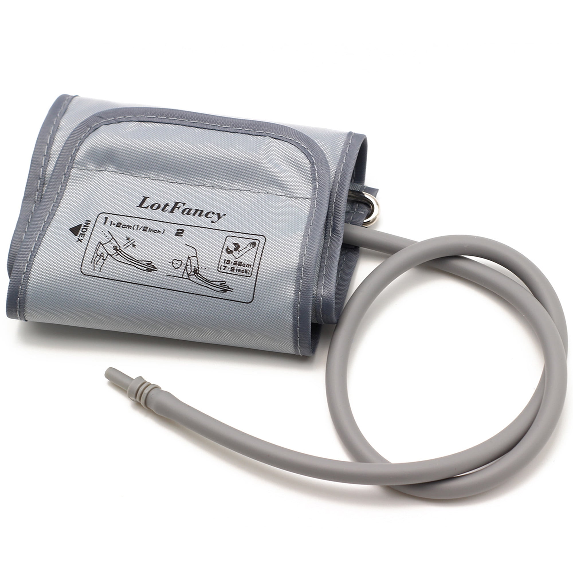Omron BP7250 5 Series Wireless Upper Arm Blood Pressure Monitor &  HEM-CS24-B 7-Inch to 9-Inch Small D-Ring Cuff 