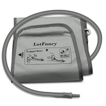 LotFancy Blood Pressure Monitor Cuff, Large Cuff Replacement 9"-17" (22 - 42 cm) for Adult Arms, H-003DS Omron Upper Arm Blood Pressure Monitor HEM-711ACN2, HEM-705CPN, D-Ring