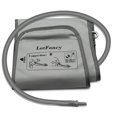LotFancy Blood Pressure Monitor Cuff, Large Cuff Replacement 9"-17" (22 - 42 cm) for Adult Arms, H-003DS Omron Upper Arm Blood Pressure Monitor HEM-711ACN2, HEM-705CPN, D-Ring