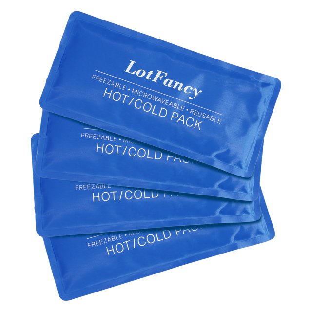 LotFancy Reusable Hot Cold Gel Pack for Pain Relief, Flexible Compress