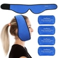 thumbnail image 1 of LotFancy Face Ice Pack Wrap for Jaw, TMJ, Wisdom Teeth, with 4 Reusable Hot Cold Therapy Gel Packs, 1 of 8