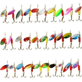 OROOTL Fishing Lures Spinner Making Kit, 150Pcs Colorful Colorado Blades Lure  Making Supplies for Inline Spinners Walleye Rigs Tackle Box 