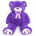 thumbnail image 1 of LotFancy Giant Teddy Bear Stuffed Animal, Gift for Girls Girlfriend Wife, Purple, 39", 1 of 8