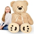 thumbnail image 1 of LotFancy Giant Teddy Bear Stuffed Animals, 48" Bear Plush Toy for Girls Girlfriend Wife, 1 of 6