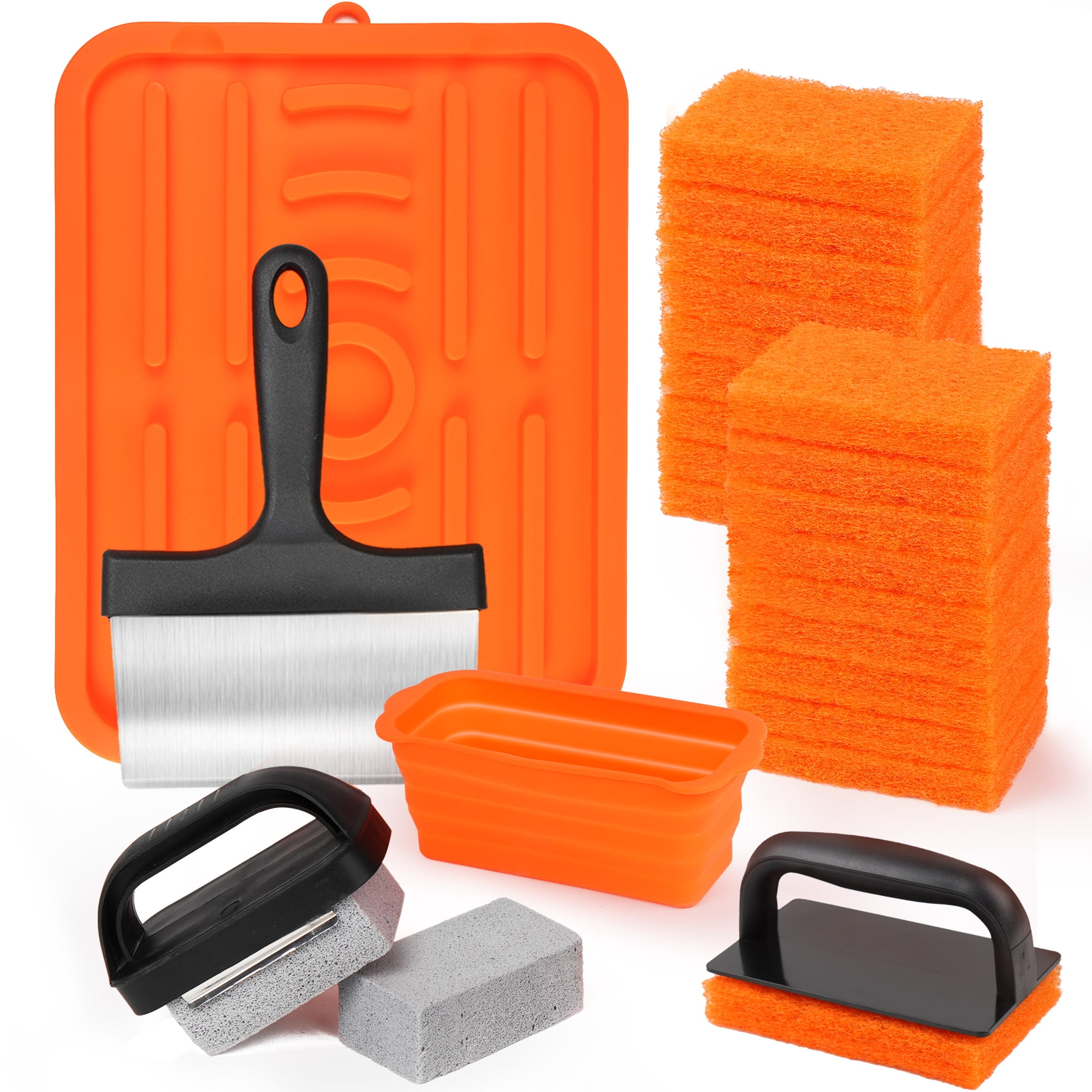 LotFancy Griddle Cleaning Kit for Blackstone, 26Pcs Flat Top Grill Cleaner Accessories