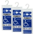 LotFancy Handicap Placard Holder, Clear Plastic Placard Protector. 10.6