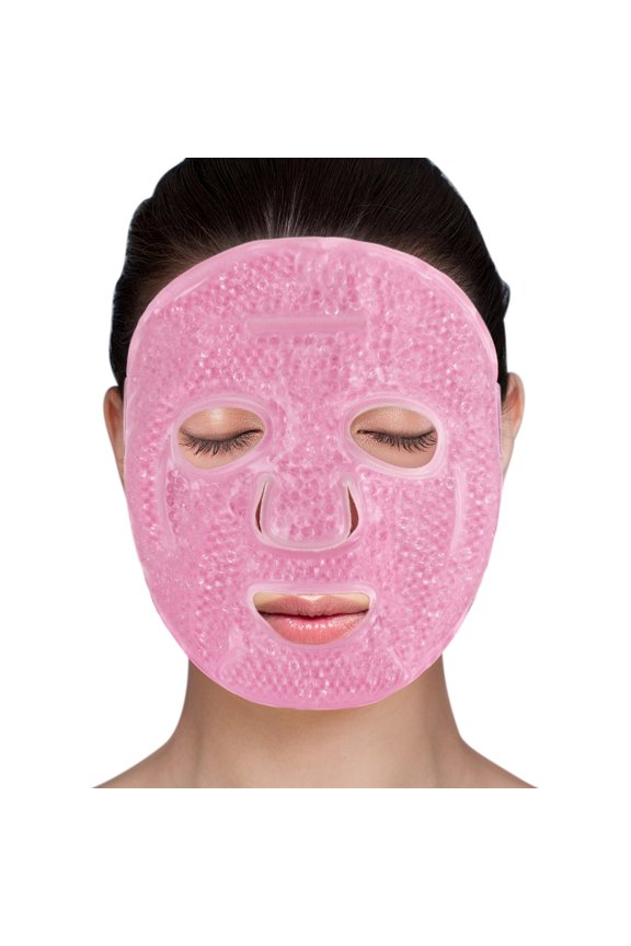 Ice Face Mask, Gel Beads Ice Pack for Puffy Eyes, Dark Circles