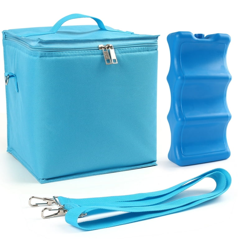 LotFancy Insulated Breastmilk Cooler Bag with Ice Pack, Reusable