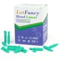 thumbnail image 1 of LotFancy Lancets for Diabetes Testing, 33 Gauge, 200 Ct, Twist Top Lancets for Blood Glucose Testing, 1 of 8