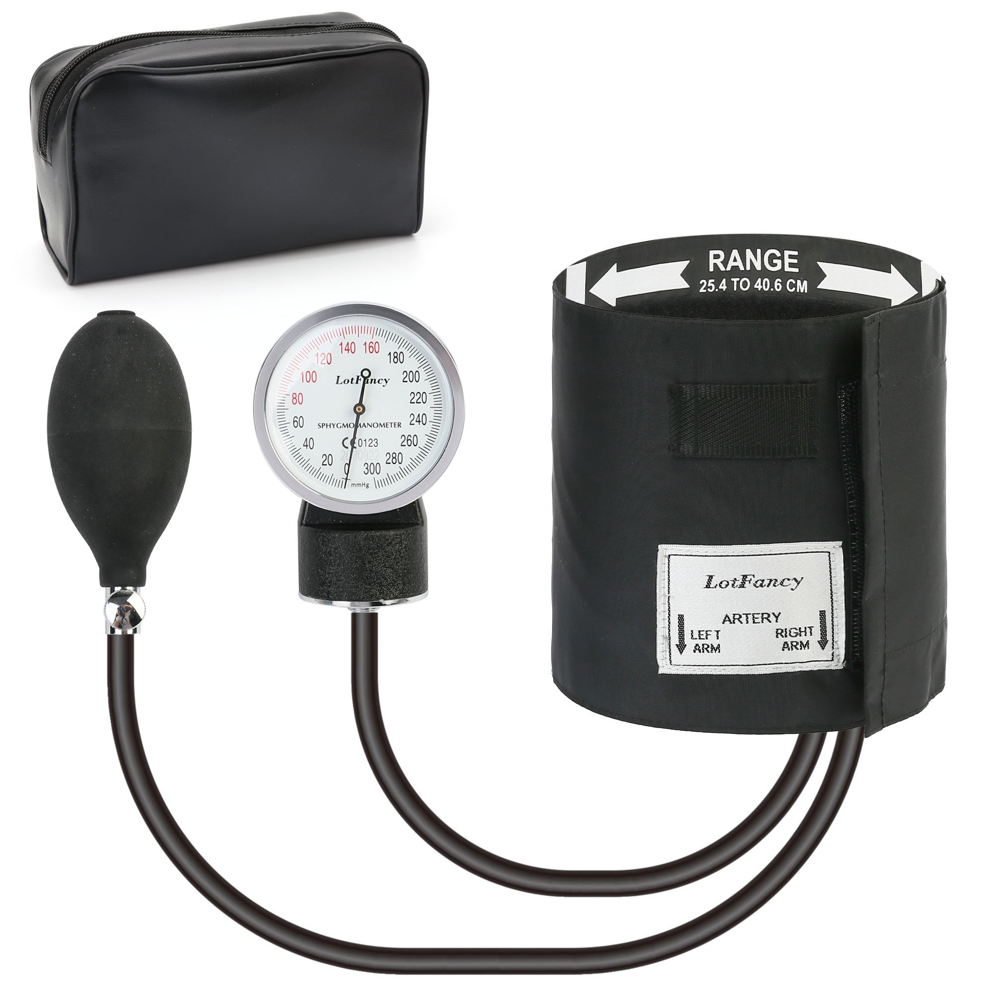 Manual Blood Pressure Cuff , Aneroid Sphygmomanometer with STETHOSCOPE ,  Pediatric (Child Cuff 18.4 -26.7cm (7.25 - 10.5 IN)
