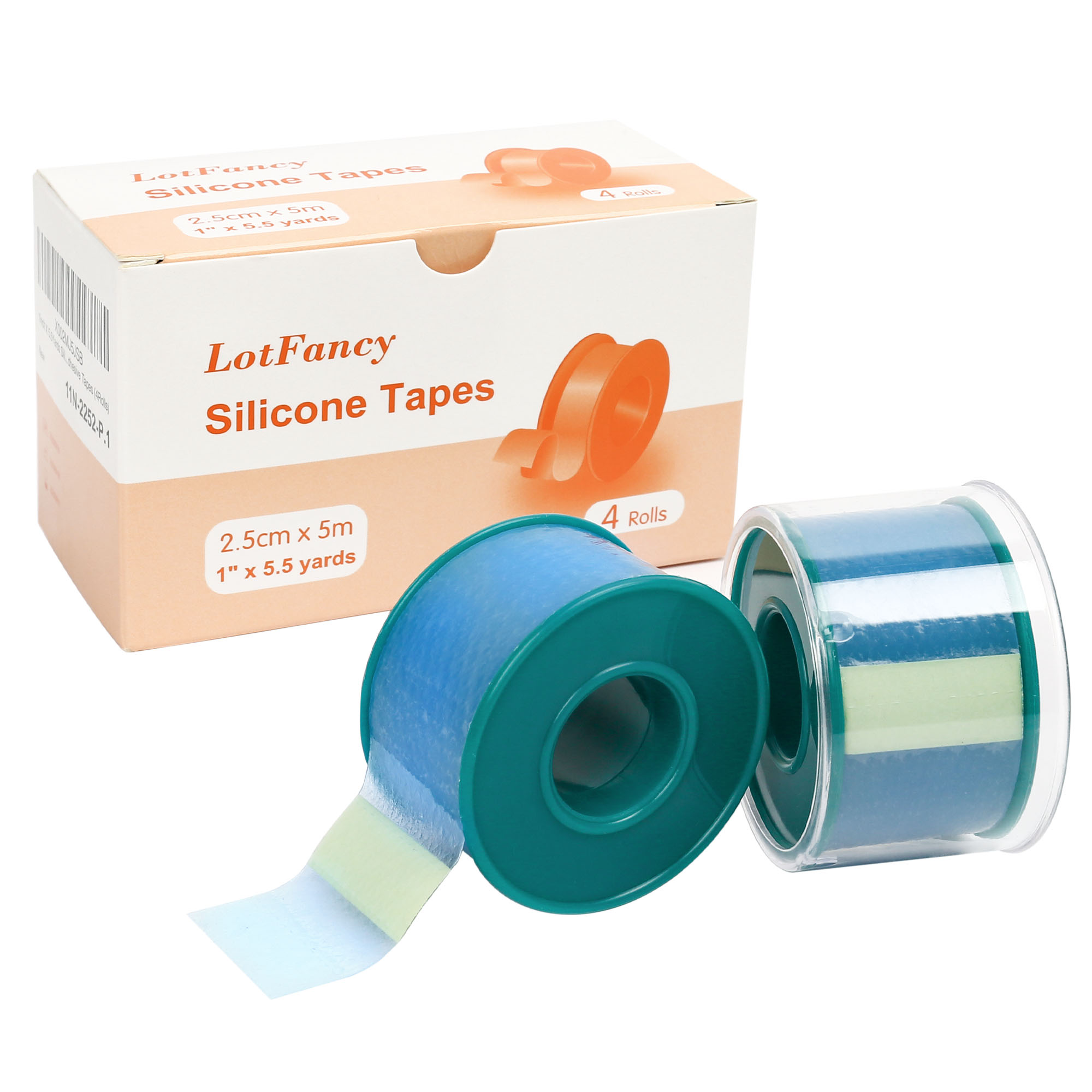 Equate Waterproof Cushioned Tape, 1.5" x 5 yd, 2 Count