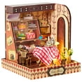 thumbnail image 1 of BenBen Dollhouse Miniature DIY House Kit, Cake House with Furniture, Craft Gift for Adults, Hobbies, 1 of 7