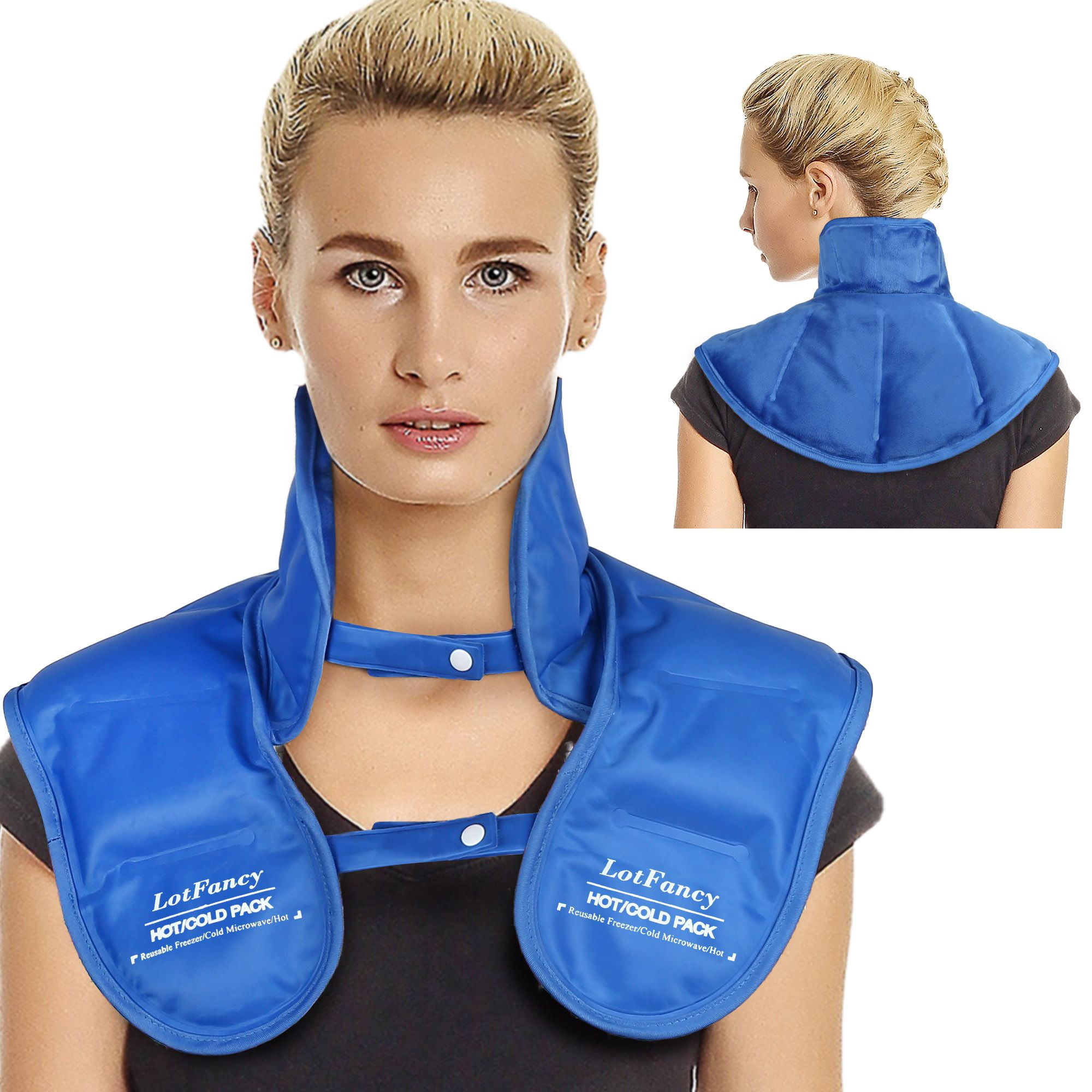Flexible Neck Ice Pack for Pain Relief, and Shoulder Pain - Magicgel –  Gelpacks