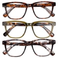 thumbnail image 1 of LotFancy Reading Glasses Blue Light Blocking, Spring Hinge Reader for Women Men, +4.0, 3 Pack, 1 of 8