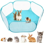 LotFancy Small Animal Cage Tent, Waterproof Foldable Pet Playpen for Hamster, Rabbits, Guinea Pigs