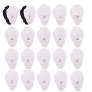 LotFancy TENS Unit Pads, 22Pcs 1.8"x3" Snap Electrodes, Reusable TENS Replacement Pads