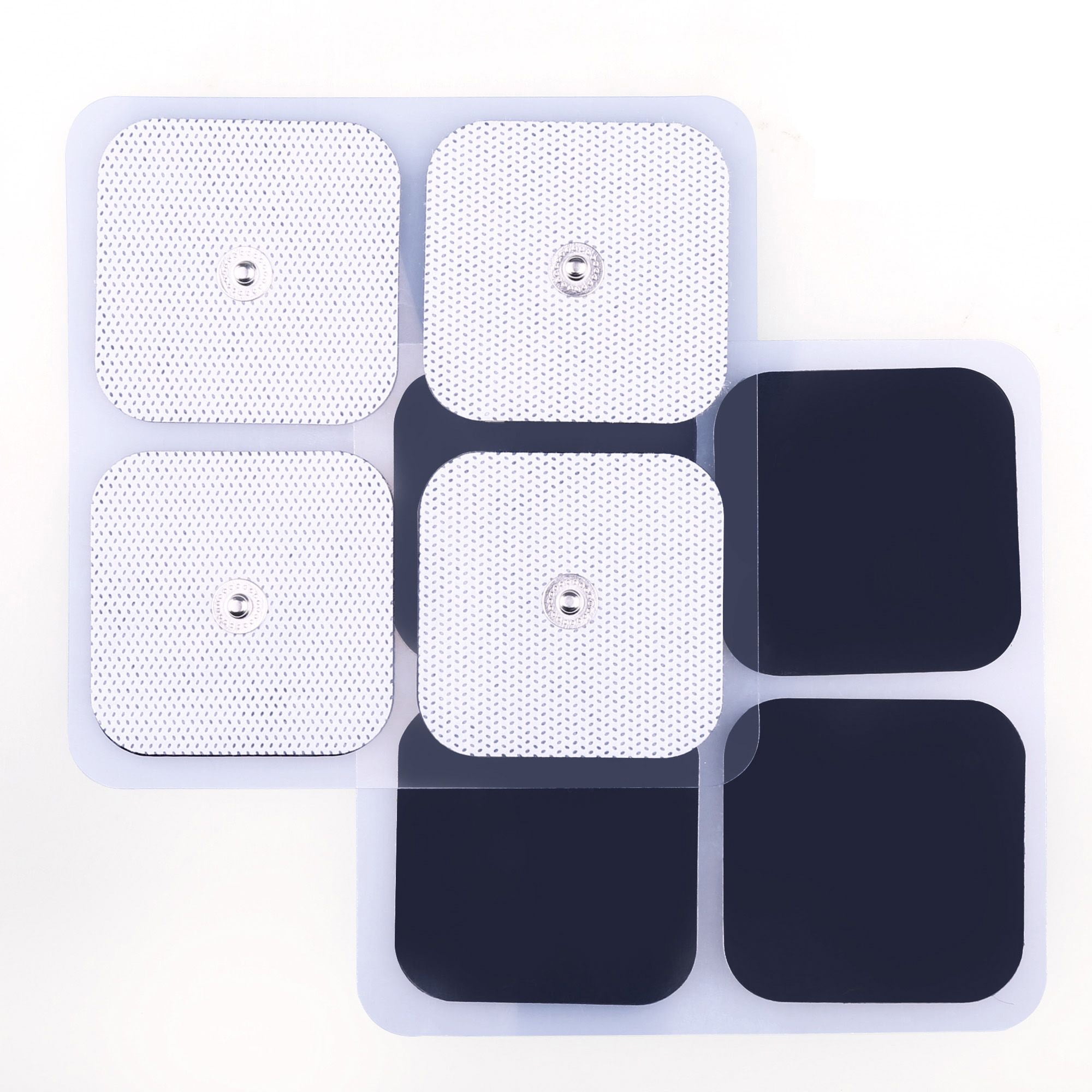 2/4/6/8/10/20/40/60/80/100 Pack Unit Replacement Pads, Electrode Squares  for Muscle Stimulation & Therapy 2 x 2 Stimulator Pad Set 