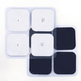 thumbnail image 1 of LotFancy TENS Unit Replacement Pads, 40 Pcs 2x2 Snap Electrodes Pads, Reusable, 3.5mm Snap Connector, 1 of 9