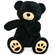 LotFancy Teddy Bear Stuffed Animal, 20” Plush Toy Gift for Girls Girlfriend Wife, Black