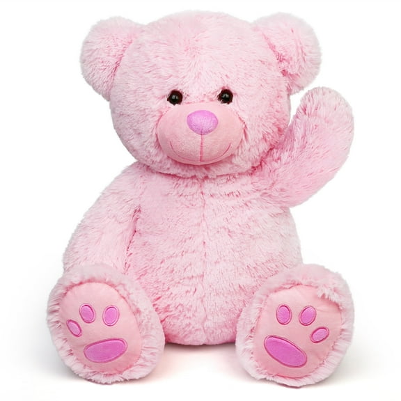 LotFancy Teddy Bear Stuffed Animal, 20 in Bear Plush Toy Gift for Kids Girls Girlfriend, Pink
