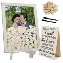 Take A Vow 14 x 11 Rustic Guest Signature Frame