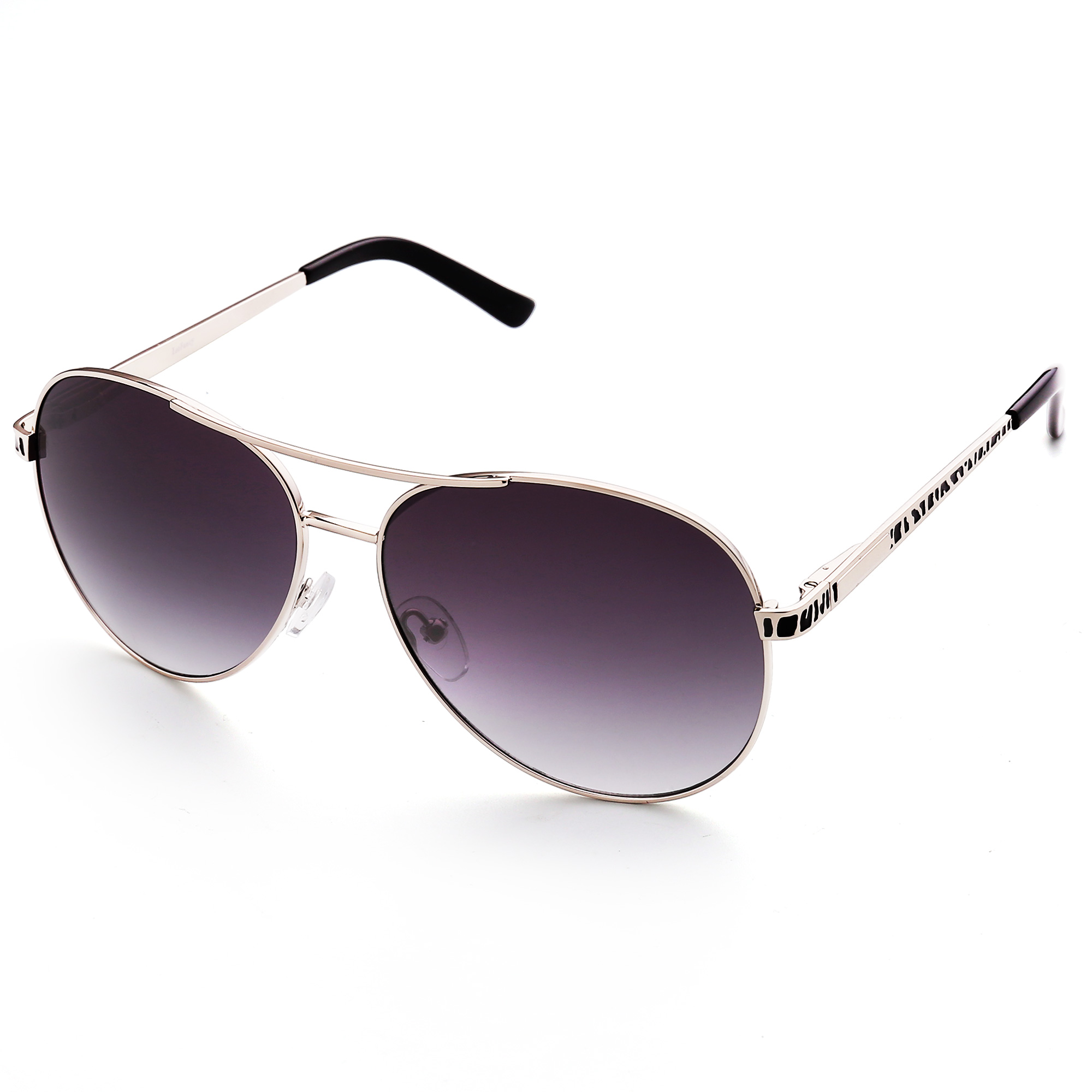 LotFancy Women's Aviator Sunglasses, Ultra Lightweight,UV400 Protection,Light Gray - image 1 of 7