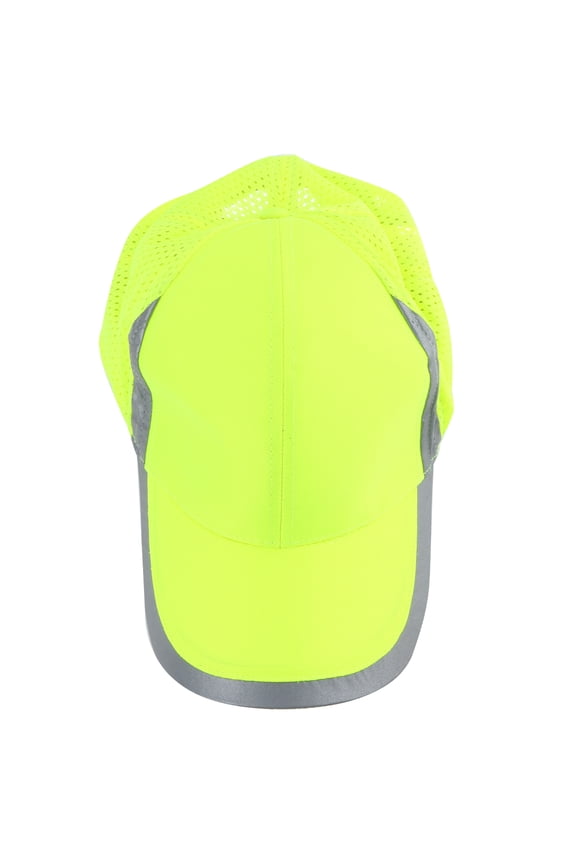 1pc Baseball Visible Reflection Safety Baseball Outdoor Baseball Hat Outdoor Casual Hat (Yellow)